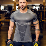 Mens Compression Quick dry T-shirt